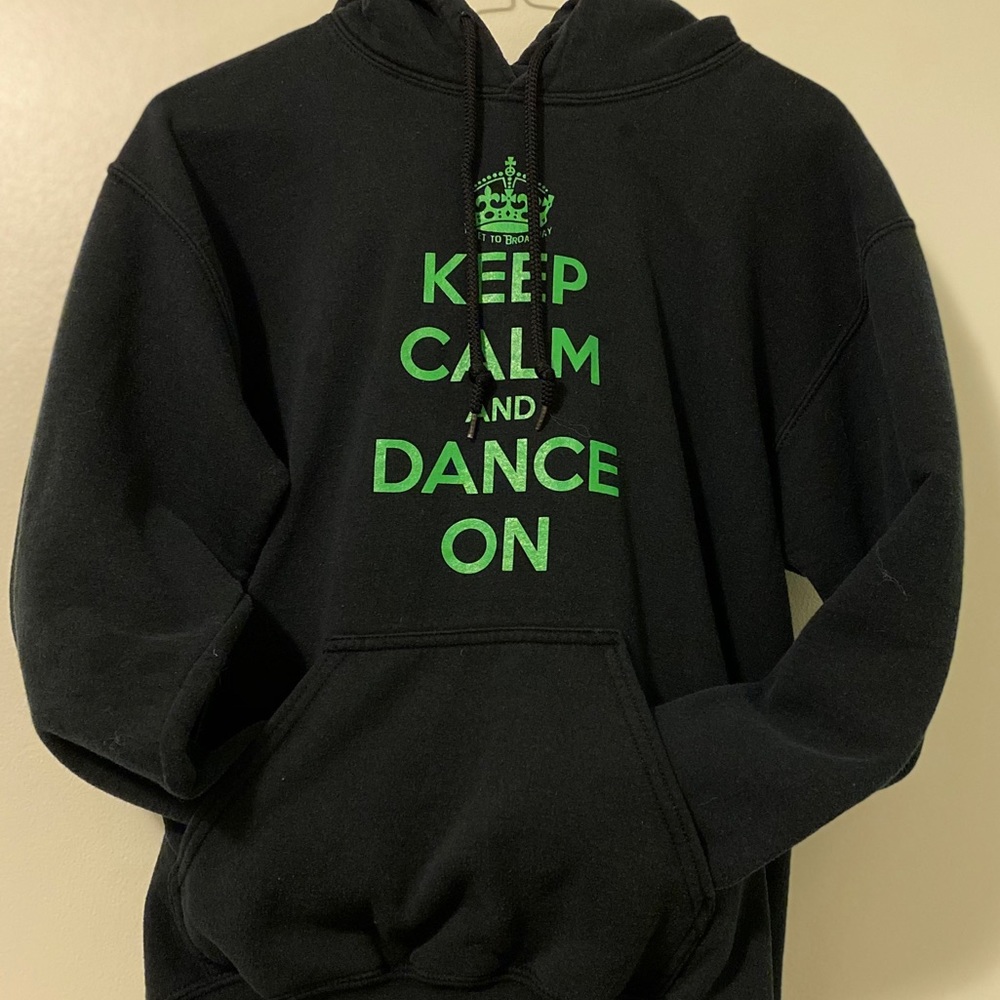 “Keep calm and dance on” hoodie